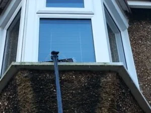 Before the window clean (notice the sill is very dirty)